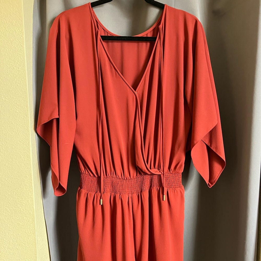 Rust Orange Romper - Picture 2 of 3